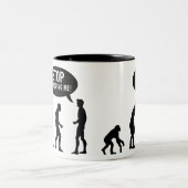 Evolution Zweifarbige Tasse (Mittel)