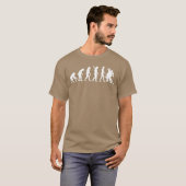 Evolutionango tanzender Familienjunge T-Shirt (Vorne ganz)