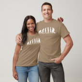Evolutionango tanzender Familienjunge T-Shirt (Unisex)
