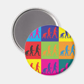 Evolutionäre Biologie Pop Kunst Magnet (Vorderseite/Rückseite)