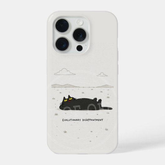 Evolutionäre Enttäuschung iPhone Hülle (Rückseite)