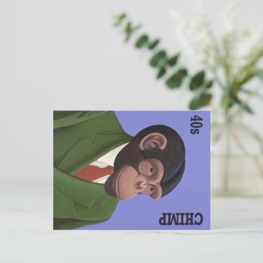 Evolutionäre Frisuren Postkarte (Stehend Vorderseite)