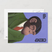 Evolutionäre Frisuren Postkarte (Vorne/Hinten)