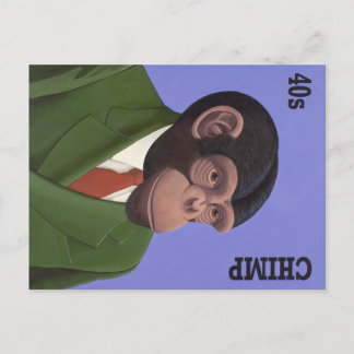 Evolutionäre Frisuren Postkarte