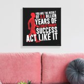 Evolutionärer Erfolg Leinwanddruck (Insitu (Wohnzimmer))