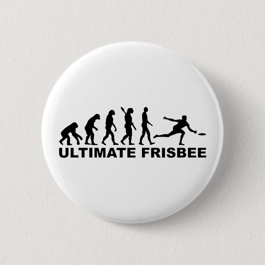 Evolutionentscheidender Frisbee Button (Vorderseite)