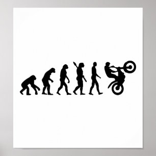 Evolutionmotocroßlaufen Poster