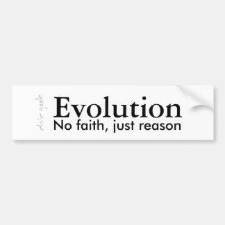 Evolutions-Autoaufkleber Autoaufkleber