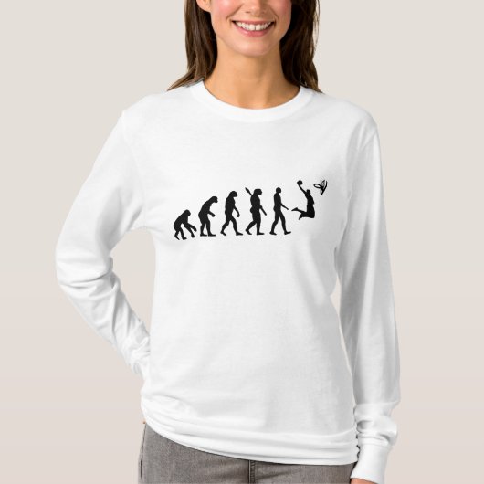 Evolutions-Basketball T-Shirt (Vorderseite)