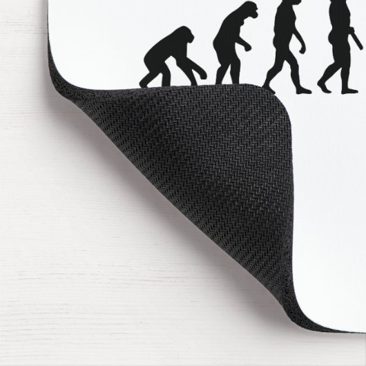 Evolutions-Behälter Mousepad (Ecke)
