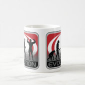 Evolutions-Bodybuilder Kaffeetasse (Mittel)