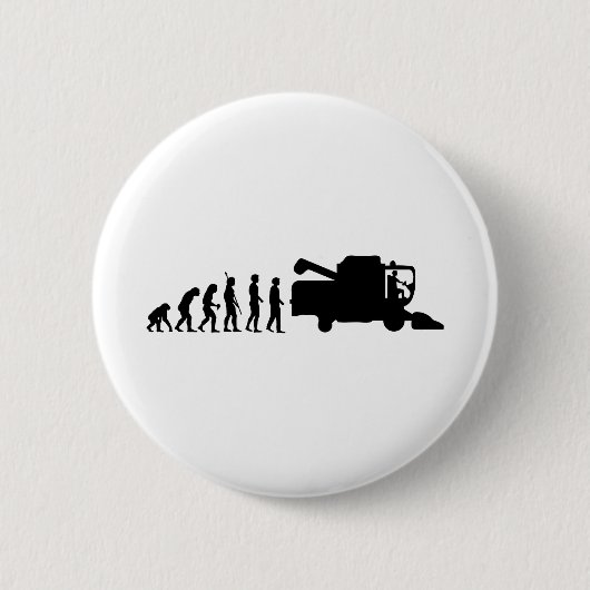 Evolutions-Dreschmaschine Button (Vorderseite)