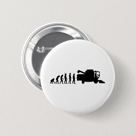 Evolutions-Dreschmaschine Button (Vorne & Hinten)