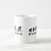 Evolutions-Fahrrad Kaffeetasse (Mittel)