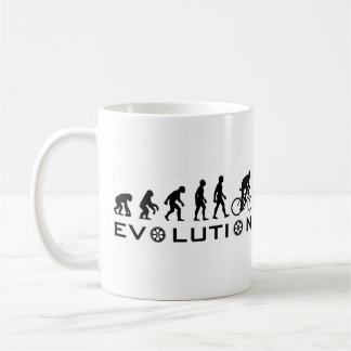 Evolutions-Fahrrad Kaffeetasse