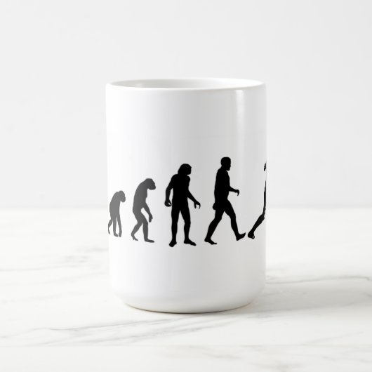 Evolutions-Fechter-Tasse Kaffeetasse (Mittel)