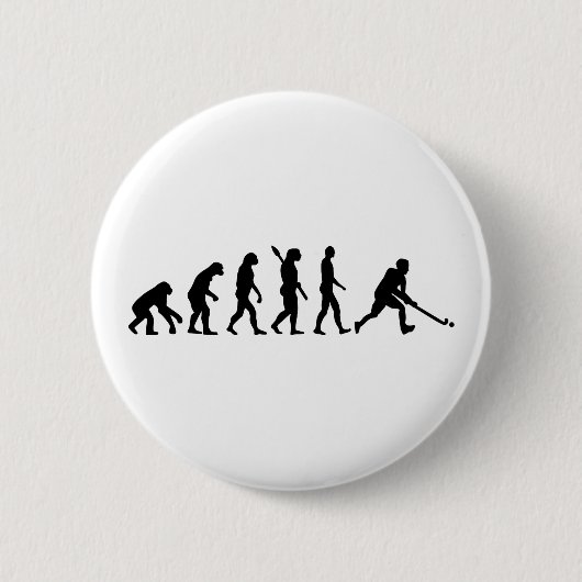 Evolutions-Feldhockey Button (Vorderseite)