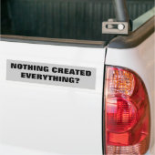Evolutions-Frage nichts stellte alles her? Autoaufkleber (Auf Lkw)