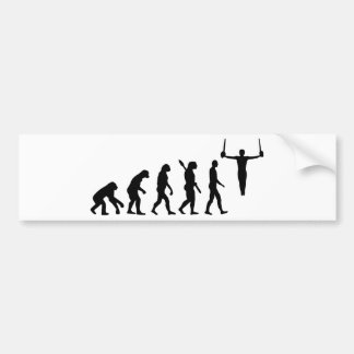 Evolutions-Gymnastik Autoaufkleber