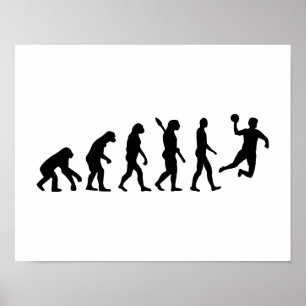 Evolutions-Handball Poster
