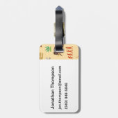 Evolutions-Muster Gepäckanhänger (Rückseite vertikal)