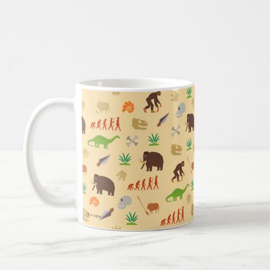 Evolutions-Muster Kaffeetasse (Links)