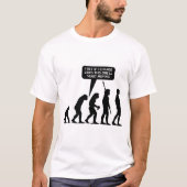 Evolutions-Post - Weiß T-Shirt (Vorderseite)