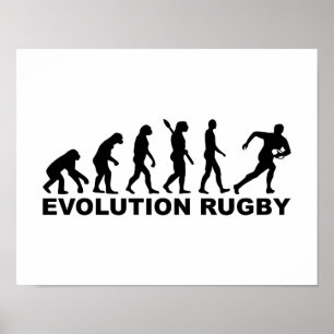 Evolutions-Rugby Poster