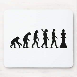 Evolutions-Schachkönig Mousepad