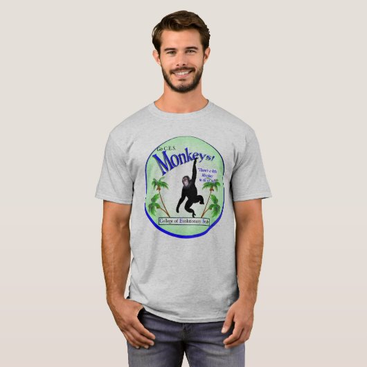 Evolutions-Schimpansen! T-Shirt (Vorne ganz)