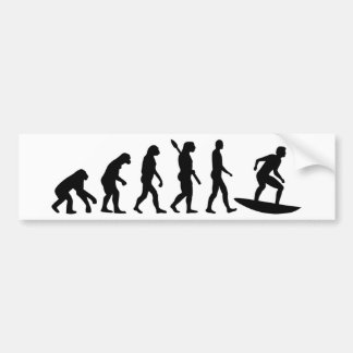 Evolutions-Surfen Autoaufkleber