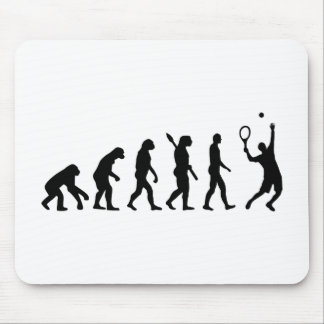 Evolutions-Tennisspieler Mousepad
