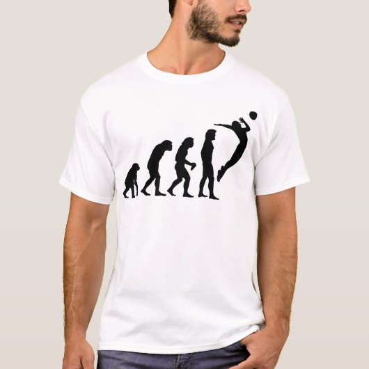 Evolutions-Volleyball T-Shirt (Vorderseite)