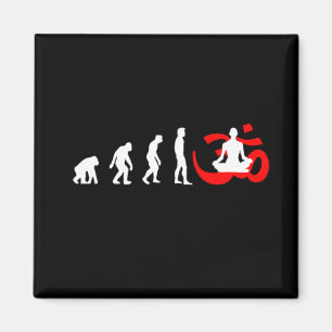 Evolutions-Yoga-Buddhist-Meditation Magnet