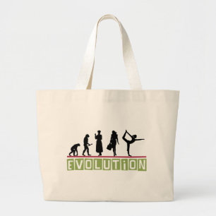 Evolutions-Yoga-Geschenk Jumbo Stoffbeutel