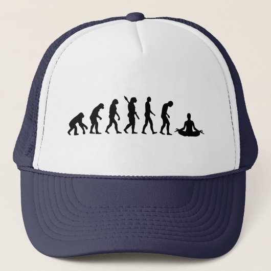 Evolutions-Yoga Truckerkappe (Vorderseite)
