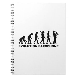 EvolutionSaxophone Notizblock