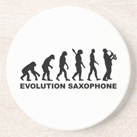 EvolutionSaxophone Untersetzer (Vorne)