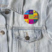 Evolutionsbiologie-Pop-Kunst Button (Beispiel)