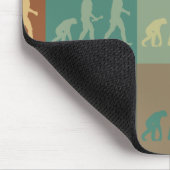 Evolutionsbiologie-Pop-Kunst Mousepad (Ecke)