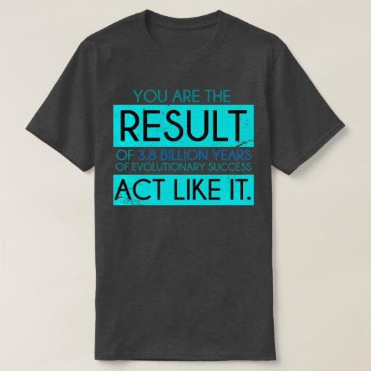 Evolutionsbiologie T-Shirt (Design vorne)