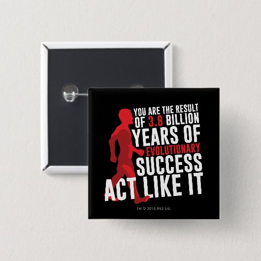 Evolutionserfolg Button (Vorne & Hinten)