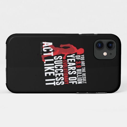 Evolutionserfolg Case-Mate iPhone Hülle (Rückseite (Horizontal))