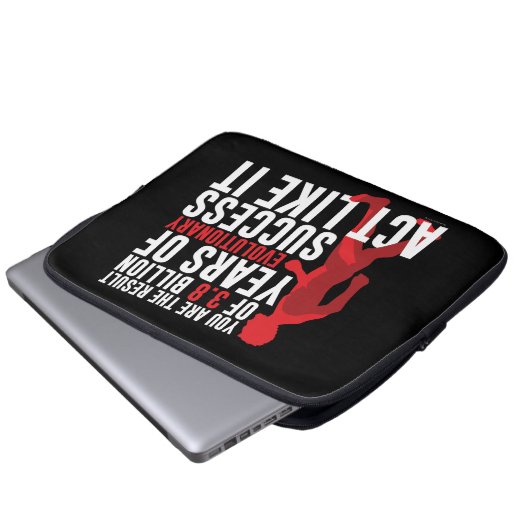 Evolutionserfolg Laptopschutzhülle (Vorne Knopf)