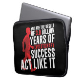 Evolutionserfolg Laptopschutzhülle (Vorderseite Links)