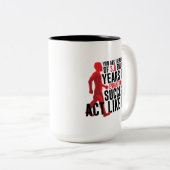 Evolutionserfolg Zweifarbige Tasse (VorderseiteRechts)