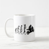 Evolutionsfahrrad Kaffeetasse (Links)