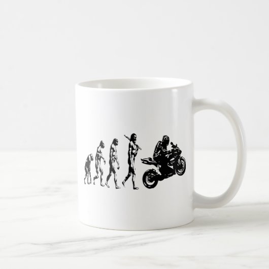 Evolutionsfahrrad Kaffeetasse (Rechts)