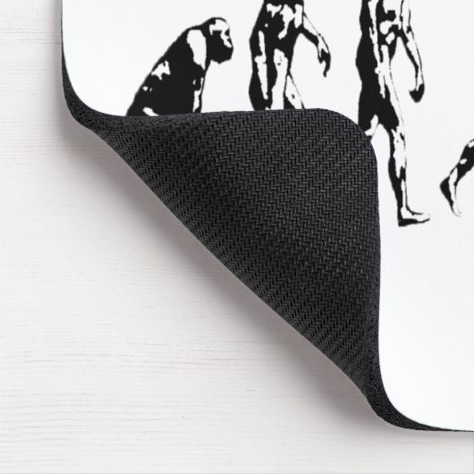 Evolutionsfahrrad Mousepad (Ecke)