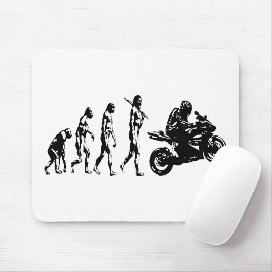 Evolutionsfahrrad Mousepad (Mit Mouse)